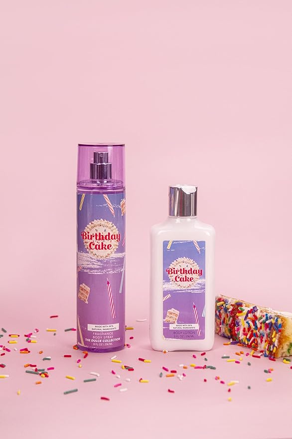 Dulce Collection Body Mist and Lotion Set (Birthday Cake)