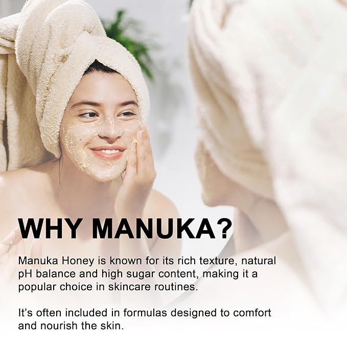 Super Natural Goods Manuka Honey Cream (8oz) – Hydrating Lotion for All Skin Types Suitable for Kids and Adults | Moisturizing Body Cream with Real Manuka Honey Aloe Vera Juice and Cocoa Butter