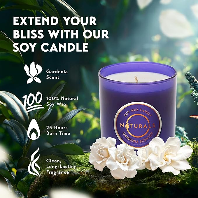 Shower Steamers Aromatherapy - Birthday Gifts for Women - Shower Bombs Aromatherapy, Spa Day Essentials, Relaxation Spa Gifts - Self Care Unique Gifts for Women and Men (Gift Set w/Scented Candle)
