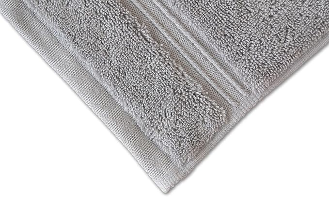 Milara Luxurious Extra Large Bath Sheet - 700 GSM Super-Plush Turkish Cotton Towel, 35x70 inches, Spa Quality Thick - Silver Gray