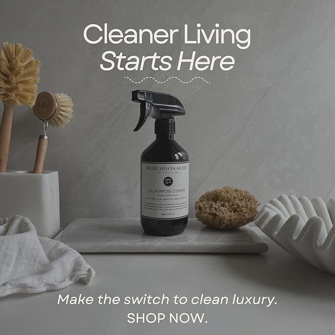 Murchison-Hume All-Purpose Cleaner – Natural, Non-Toxic, Safe on All Surfaces – Plant-Based Multi-Surface Spray for Kitchen, Bathroom & Home – 17 oz-Australian White Grapefruit