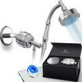 AquaHomeGroup Handheld Shower Head with Filter 20+3 Stage Filtration Shower Filter for Hard Water - Vitamin C,A and E infused Shower Water Filter with SPA Effect - High Pressure Shower Head with Hose