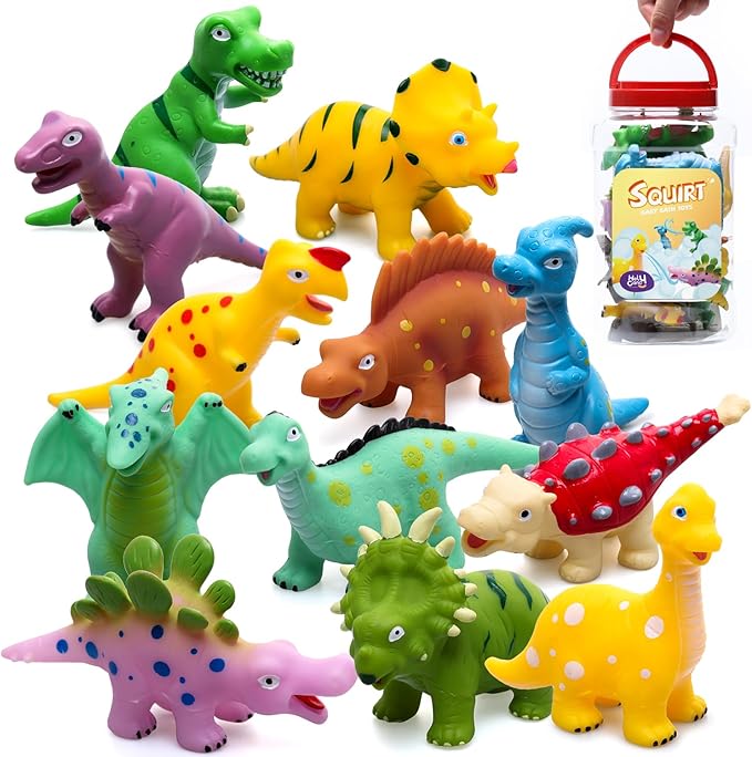 Hely Cancy Dinosaur Bath Toys - Squirt & Pool Toys for Kids