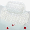 Super Thick Bath Pillow, Soft and Comfortable Bath Pillow, 4D mesh Fabric and 6 Non-Slip Suction Cups, Used for Bathtub Head and Neck Support to Relax Family spa hot tub Essentials, Ladies Bath Gift