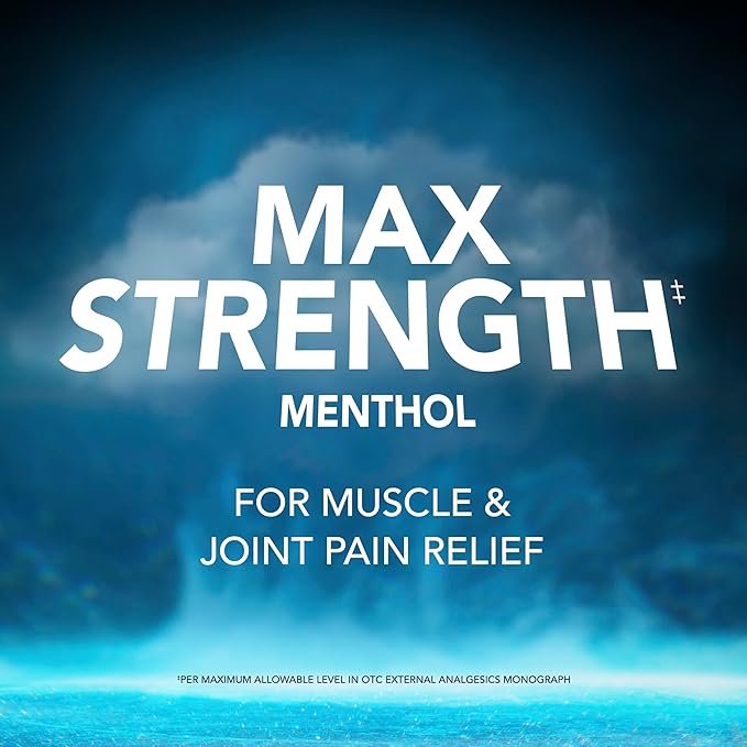 Vicks VapoFreeze Menthol Pain Relieving Cream 3oz, for Muscles & Joint Pain Associated with Arthritis, Simple Backaches, Strains, Sprains, Bruises, Vicks Vapors, Penetrating Formula