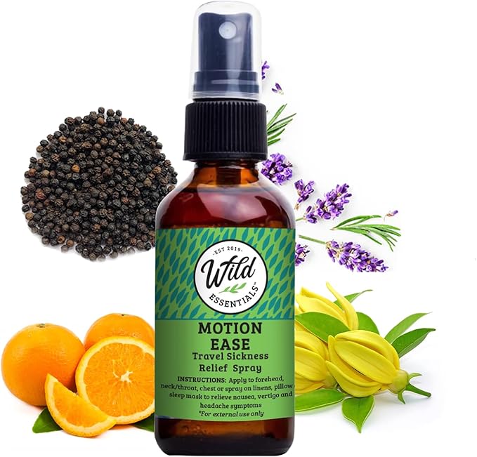 Wild Essentials All Natural Essential Oil Sprays, 2 Ounce, 60ml, Organic Witch Hazel, Aromatherapy, Made in USA