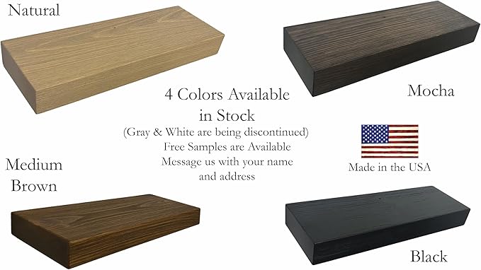 joelsantiques - 72 Inch Wooden Floating Shelves for Wall - 72x10x2 in - Made of Natural Wood - Long Heavy Duty Wall Shelves for Bedroom - Perfect for Living Room, Kitchen - Beige
