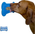 Lick Lick Pad Dog Accessories | Pet Shower Attachment | Dog Peanut Butter Lick Pad | Dog Bathing Station | Dog Bathing Supplies | Veterinarian Used | Suction to Wall | Large (Large - 2 Pack, Blue)