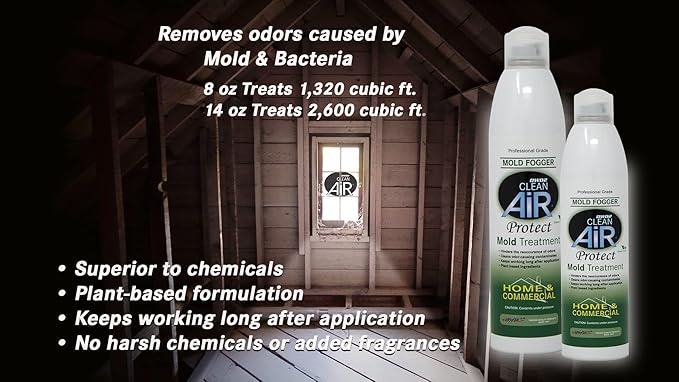 Protect Home & Commercial Mold-Odor Treatment 4 Bedroom Home Bundle (4) 8oz. (2) 14 oz.