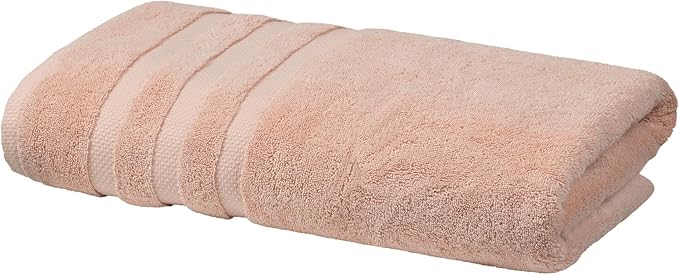 SOFE H&L | Olea Luxury Turkish Cotton Bath Towel Set of 1 : 1 Jumbo Bath Towel Blush | Premium, Soft, Durable, Absorbent | XL Bath Towels Oversized