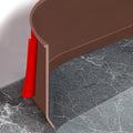 Flexible Baseboard Molding Trim 4 Inch Self-Adhesive Vinyl Wall Base Peel and Stick Cove Base Rubber Wall Baseboard Moulding Trim (100Ft, Brown)