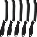 Cleaning Brush, 5 Pcs Hard Bristle Crevice Cleaning Brush, Grout Brush, Scrub Brush for Tile Grout Crevice, Gap Cleaning Tools for Bathroom Kitchen Toilet Window Track (5, Black)