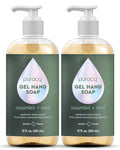 Puracy Organic Hand Soap, For the Professional Hand Washers We've All Become, Moisturizing Natural Gel Hand Wash Soap, Liquid Hand Soap Refills for Soft Skin (12 fl.oz, Cucumber & Mint) 2-Pack