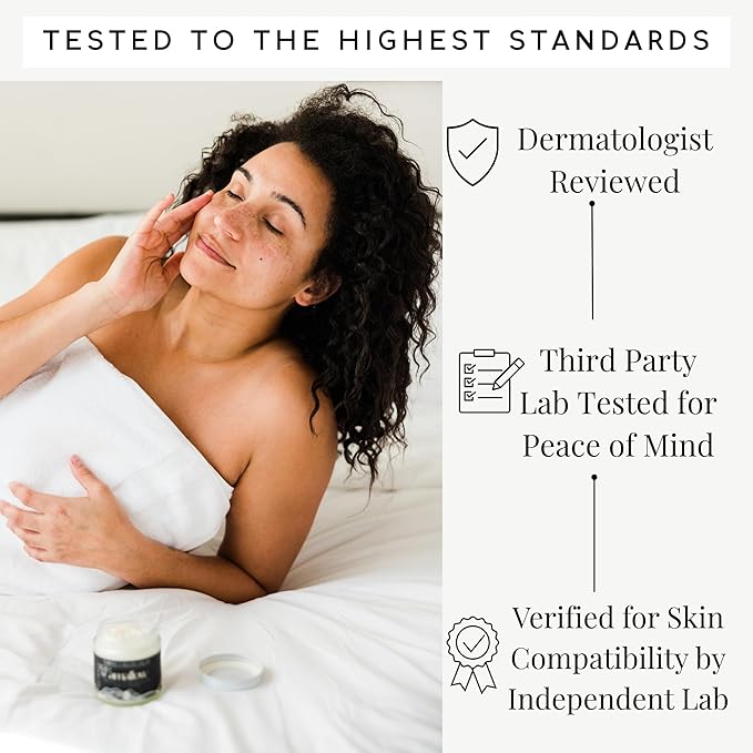 Amallow 100% Grass Fed Beef Tallow for Skin Care - Face + Body - Whipped Moisturizer - Natural Lotion, 4 FL. oz. (Vanilla Lavender)