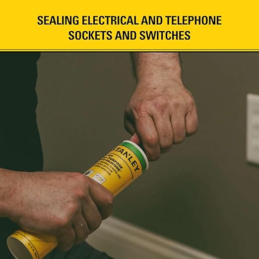 Stanley S421 All-Purpose RTV Silicone Sealant (1 x 10.1 fl.oz.) – 100% Waterproof Gray Caulk | Industrial-Grade Silicone for Kitchen, Bathroom, Shower, Window, Door, Indoor & Outdoor Use | 1 Pack