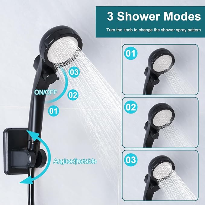 Portable Shower for Camping with 20L / 5.28 Gallons Foldable Bucket, 7800mAh Rechargeable Shower Pump, Outdoor Shower Kit with Digital Display for Hiking, Travel, Car, Pet