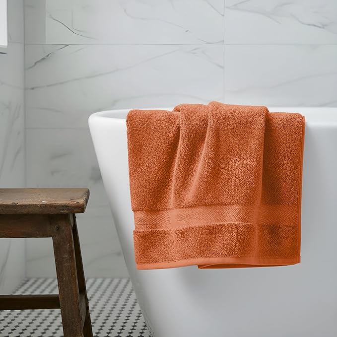 Delara Organic Cotton Luxuriously Plush Bath Towel 33 Piece Set|GOTS & Oeko-TEX Certified|Premium Hotel Quality Towels|Feather Touch Technology|650 GSM Long Staple|Soft, Quick Dry & Ultra-Absorbent