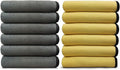 VPD Microfiber Coral Fleece Towels - Dark Yellow, Ultimate Car Drying Towels, Extra Large, Super Absorbent, Lint and Scratch Free, Perfect for Car Wax Polishing (12, 15.75" by 23.5")
