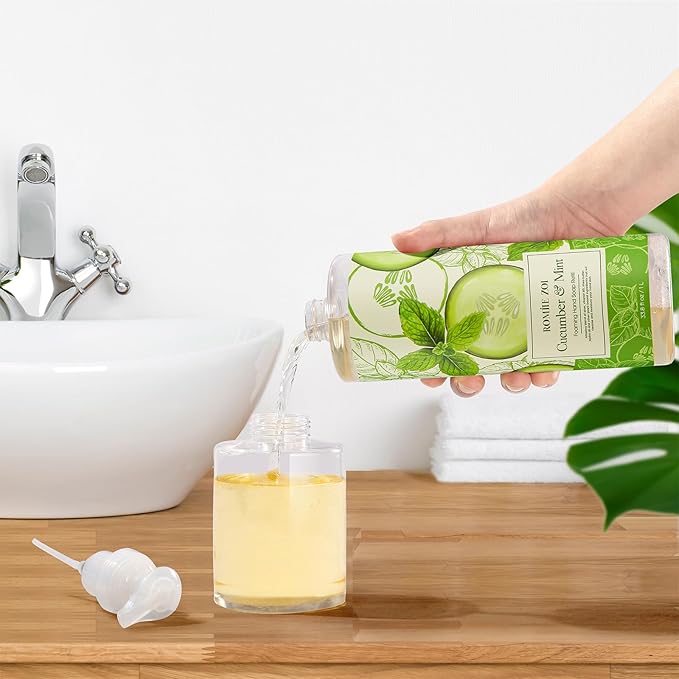 ROMIIE ZOI Foaming Hand Soap Refill, Cucumber&Mint, Gentle & Moisturizing Formula, 1000 ML/ 33.8 FL OZ