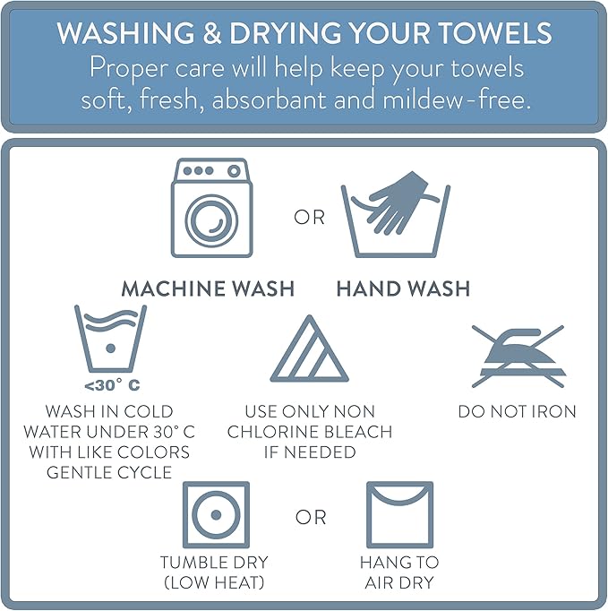 NY Loft 100% Cotton Hand Towel 6 Pack | Super Soft & Absorbent Quick-Dry Hand Towels 16" x 28" |Textured and Durable Cotton | Trinity Collection (6 Pack Hand Towel, Flint Stone)