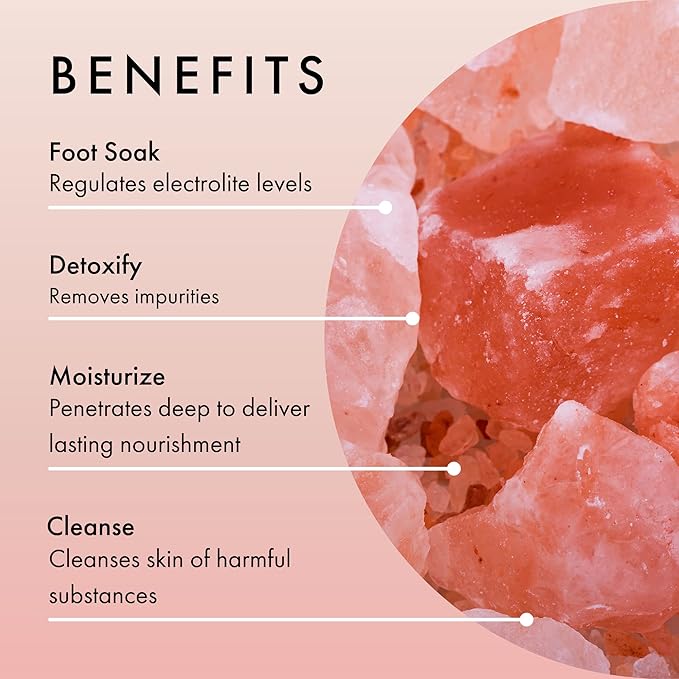 Beaute DE Provence Pink Himalayan Bath Salt with Rose Petals - 100% Natural Aromatherapy & Relaxation - Ylang Grapefruit Essential Oil Bath Salts for Women - Cruelty-Free, Revitalize & Soothes Skin