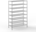 24" Deep x 54" Wide x 86" Height Wire Shelving Kit | 8-Tier | NSF Commercial Storage Rack Unit