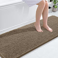 OLANLY Bathroom Rugs 70x24, Extra Soft Absorbent Chenille Bath Rugs, Rubber Backing Quick Dry, Machine Washable Bath Mats for Bathroom Floor, Tub and Shower, Home Decor Accessories, Tan