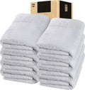 Utopia Towels - Luxurious Jumbo Bath Sheet 8 Piece - 600 GSM (35X70 Inches) 100% Ring Spun Cotton - Highly Absorbent and Quick Dry Extra Large Bath Towel - Super Soft Hotel Quality Towel (White)