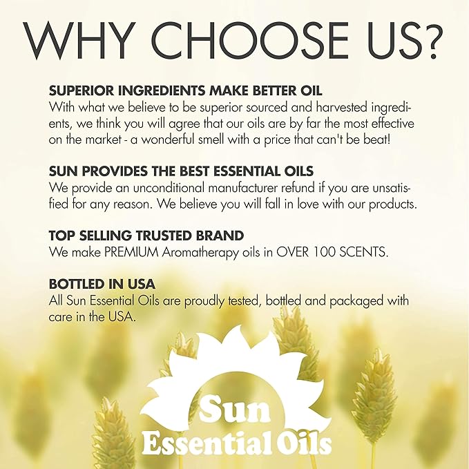 Sun Essential Oils 8 oz Ylang Ylang Essential Oil - Aromatherapy Oil
