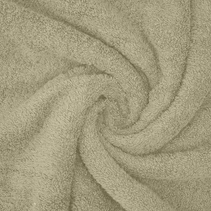 DAN RIVER 2 Pack Luxury Bath Sheets 35x70, 600 GSM, Soft & Quick Dry 100% Ring Spun Cotton Towels Ideal for Hotels, Spas, Gyms & Salons Extra Large, Beige