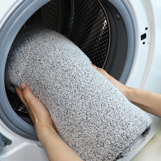 Everplush Oversized Bath Towel – 2 Pieces, Super Soft & Highly Absorbent, Quick-Drying, Generously Sized & Thick. Perfect for Bathroom, Pool, Swimming Use. (Grey, 30" x 56" 2PK)