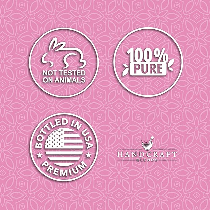 Handcraft Blends Geranium Essential Oil – 1 Fl Oz – 100% Pure and Natural – Premium Grade Essential Oil for Diffuser and Aromatherapy, Skin, Massage, Candle and Soap Making Fragrance