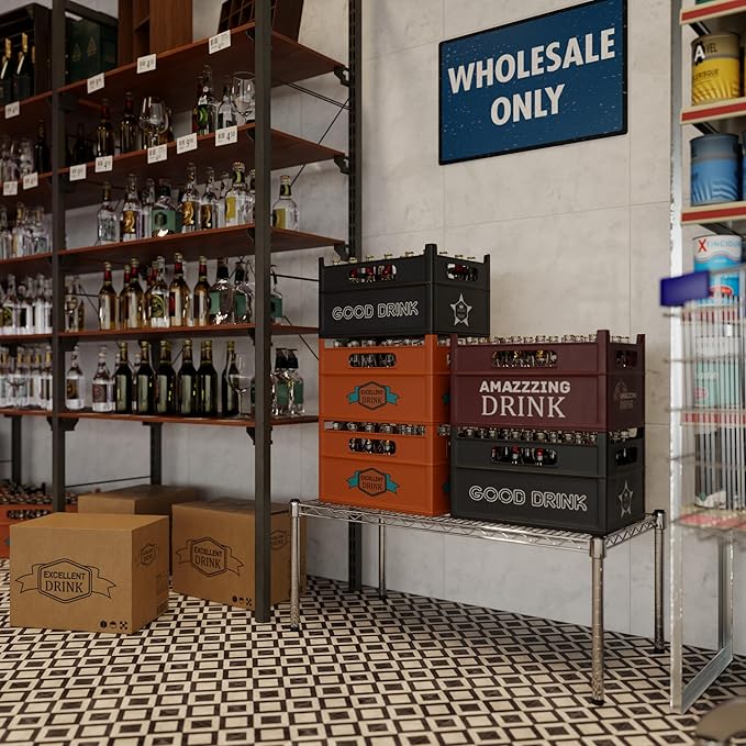 18" Deep x 36" Wide x 14" Height Wire Shelving Kit | 1-Tier | NSF Commercial Storage Rack Unit