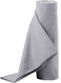 BIRDROCK HOME Multi-Purpose Microfiber Towel for The Beach, Travel, Pets or Camping - Large 31 x 63” - Grey - Quick-Dry - Absorbent Lightweight Compact - Bag - Kids Hiking Outdoor - Corner Pockets