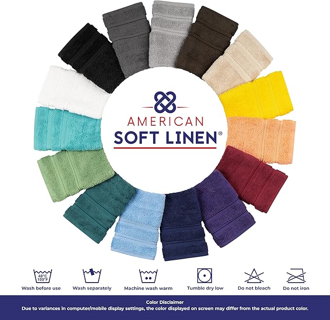 American Soft Linen 35x70 Jumbo Large Bath Towels, 600 GSM 100% Cotton Turkish Bath Sheet, Oversized Luxury Bath Towels for Bathroom Beach and Pool, Silver Grey