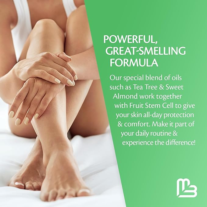Tea Tree Oil Foot Balm – Soothing Moisturizer for Dry, Cracked Feet & Nails | Hydrating & Nourishing Skin Care for Tired, Rough, and Calloused Feet | Refreshing 2 oz Balm by M3 Naturals