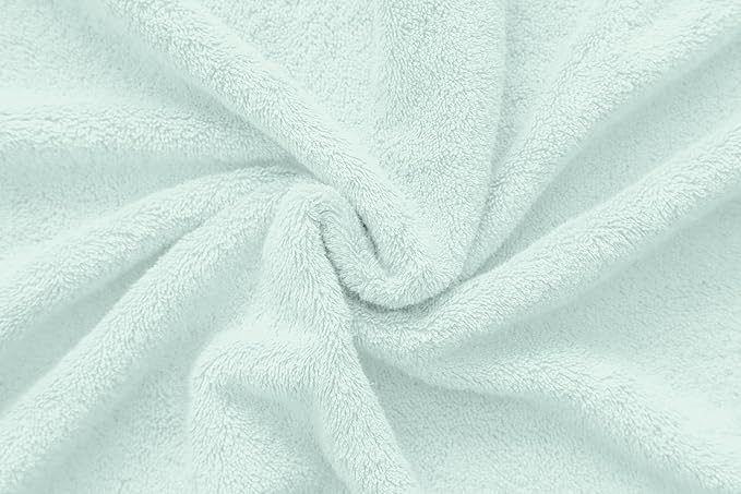 American Veteran Towel, 100% Cotton Turkish 6 Piece Towel Set, Luxury Towels Set of 6 for Bathroom Essentials, 2 Bath Towel 2 Hand Towel 2 Washcloth, Mint Green