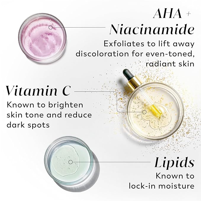 Olay Body Lotion for Women, Tone Enhancing with AHA Serum, Visibly Reduce Discolored Skin, 24hr Moisture & Hydration, Fast Absorbing Formula, Vitamin B3 Complex, For All Skin Types, 17 fl oz