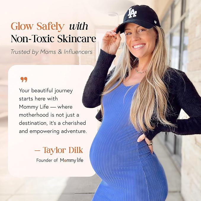 Stretch Mark Cream for Pregnancy – Non-Toxic Preggie Paste Belly Butter from Taylor's Postpartum Essentials, Pregnancy Must Haves, Belly Firming Cream with Manuka Honey & Vitamin E, 3.7oz Tummy Butter