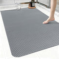 Non Slip Shower Mat: 35"x24" Extra Large Shower Mats for Inside Shower,Trimmable PVC Anti Slip Shower Stall Mats, No Odor, Quick Drying Shower Mats for Floor, Bathroom, Home, Kitchen, Hotel