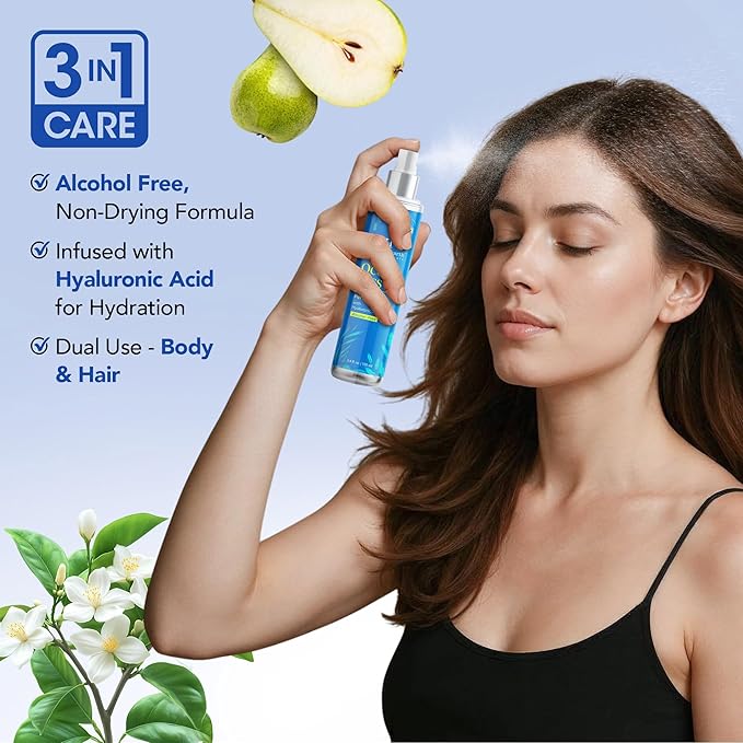 Botanic Hearth Ocean Kiss Hair Perfume & Body Perfume Mist with Hyaluronic Acid – Alcohol-Free Refreshing Fragrance Spray, Long Lasting Hydrating Mist for Women & Men, 3.4 fl oz