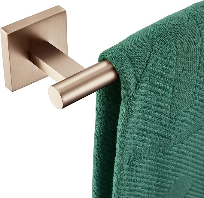 KOKOSIRI Bathroom Towel Bar 36'' Towel Holder for Bath Kitchen Wall Mount Towel Rails 36 Inch Champagne Bronze Stainless Steel B4005CPG-L36