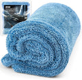 Airlab Car Drying Towel Microfiber Towels for Cars 1200 GSM Wash Auto Detailing Supplies Twist Pile Cleaning Cloth Absorbent Quick Dry Soft Loop Dry Flash Towel, 24 x 16 Inch,Pack of 1, Blue