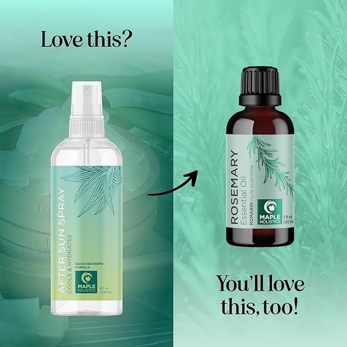 Soothing Aloe After Sun Spray - Rehydrating Aloe Spray for Sunburn Relief for Cooling After Sun Care with Vitamin E Hyaluronic Acid & Cucumber Extract - Vegan Cruelty Free & Dermatologist Tested