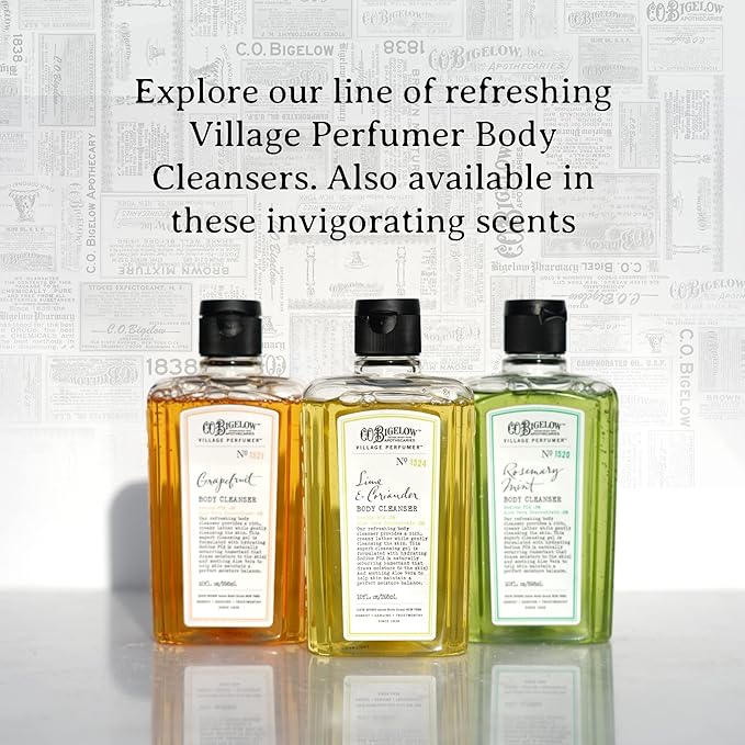 C.O. Bigelow Coconut Body Wash, Village Perfumer Moisturizing Body Wash with Aloe Vera, 10 Fl Oz