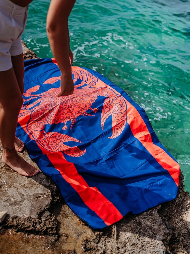 4Monster Microfiber Beach Towel Quick Dry,Super Absorbent Lightweight Travel Towel for Swimmers, Sand Free Camping Towel, Beach Towels for Pool,Swim,Water Sports,Yoga