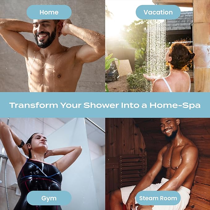 Body Restore Shower Steamers Aromatherapy 30 Pack - Christmas Stocking Stuffers for Men, Birthday Gifts for Women, White Elephant, Relaxation, Self Care - Collector’s Box