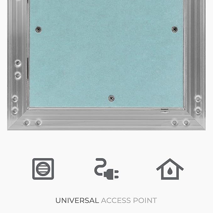 10" x 14" Inch Wall Access Panel - Waterproof Drywall Panel & Aluminum Frame Crawl Space Hatch Door - Plumbing Access Panel for Wall & Ceiling, HVAC - Drywall Access, Cover