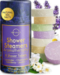 Shower Steamers Aromatherapy - Birthday Gifts for Women and Men - Shower Bombs Aromatherapy, Spa Day Essentials, Relaxation Spa Gifts - Self Care Stocking Stuffers (Lavender 8 Count)