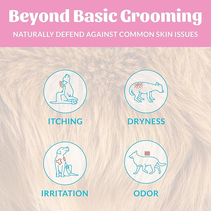 Skout's Honor Probiotic Dog Shampoo & Conditioner with Avocado Oil & Omega-3s, 97% Natural, Paraben & Sulfate-Free, Cruelty-Free, 16oz, Happy Puppy, 2-Pack
